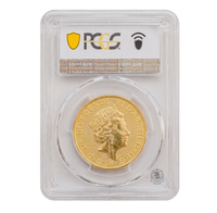 PCGS MS70 2019 1oz £100 Falcon of the Plantagenets - Queen's Beasts Gold Coin