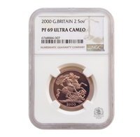 NGC PF69 2000 Double Sovereign - Proof Gold Coin