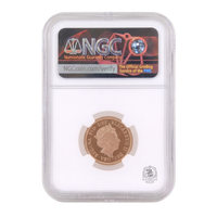 NGC PF70 2018 Sapphire Anniversary Privy Full Sovereign Ultra Cameo - Proof Gold Coin