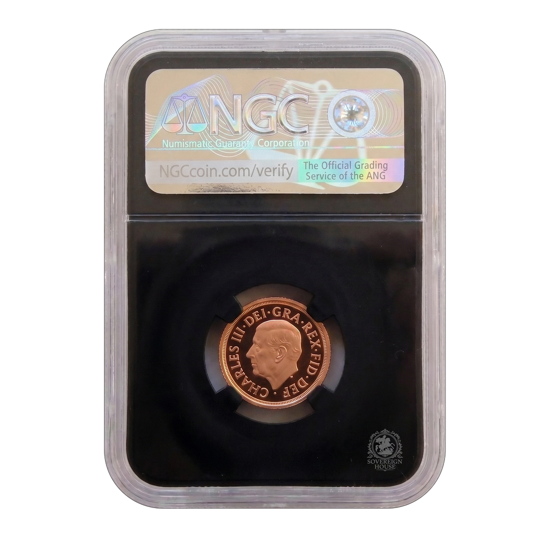 NGC PF70 2022 Queen Elizabeth II Memorial Sovereign - Proof Gold Coin