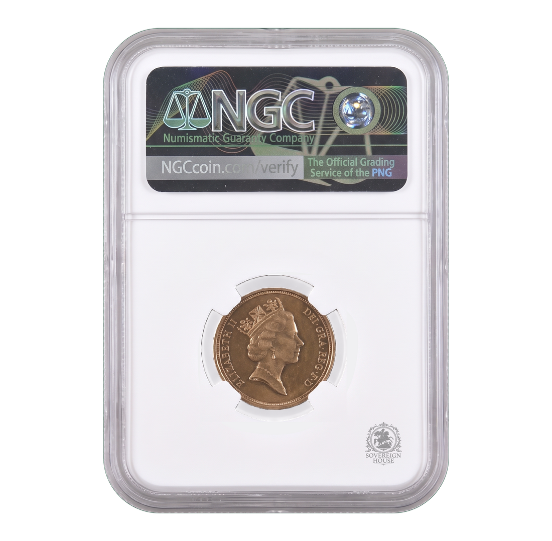 NGC PF68 1991 Full Sovereign - Proof Gold Coin