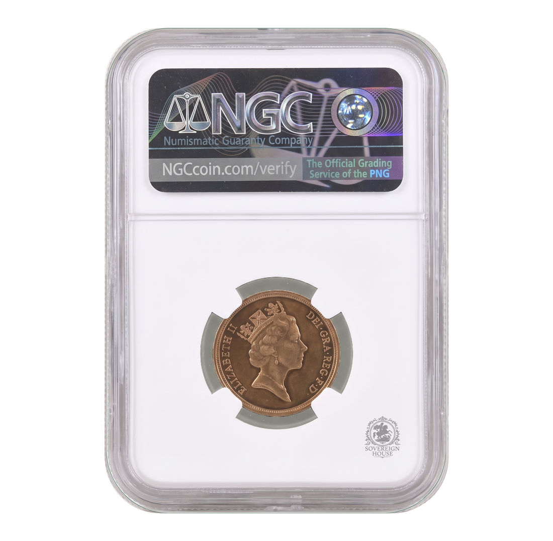 NGC PF69 2002 Golden Jubilee Full Sovereign - Proof Gold Coin