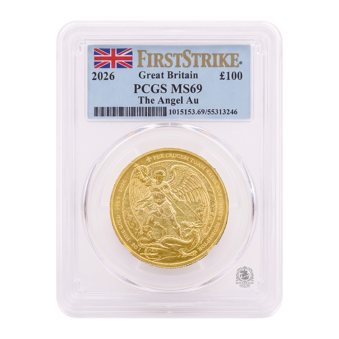PCGS MS69 2026 The Angel 1oz First Strike - Gold Coin