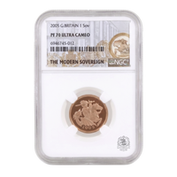 NGC PF70 2005 Full Sovereign Ultra Cameo - Proof Gold Coin