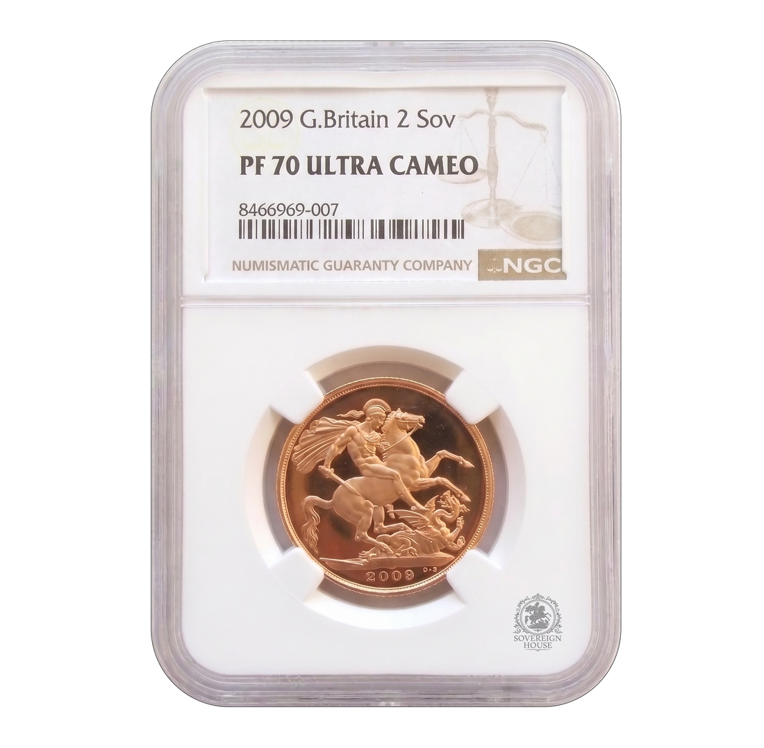 NGC PF70 2009 Double Sovereign - Proof Gold Coin