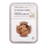 NGC PF70 2009 Double Sovereign - Proof Gold Coin