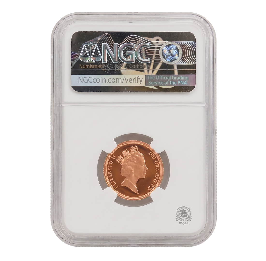 NGC PF69 1991 Full Sovereign - Proof Gold Coin