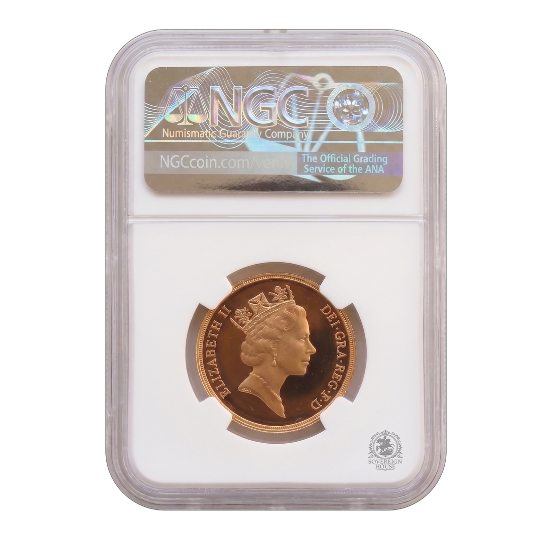 NGC PF70 1988 Double Sovereign - Proof Gold Coin