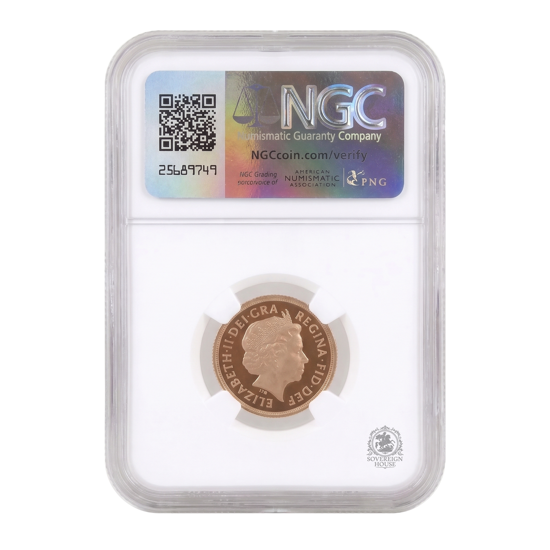 NGC PF70 2005 Full Sovereign Ultra Cameo - Proof Gold Coin
