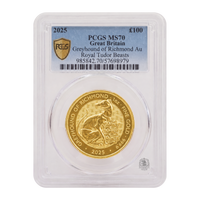2025 Greyhound of Richmond 1oz PCGS MS70 - Gold Coin