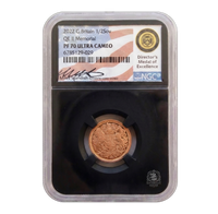 NGC PF70 2022 Queen Elizabeth II Memorial Half Sovereign - Miles Standish Signed Proof Gold Coin