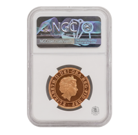 NGC PF70 2001 First Translantic Radio £2 Double Sovereign - Proof Gold Coin