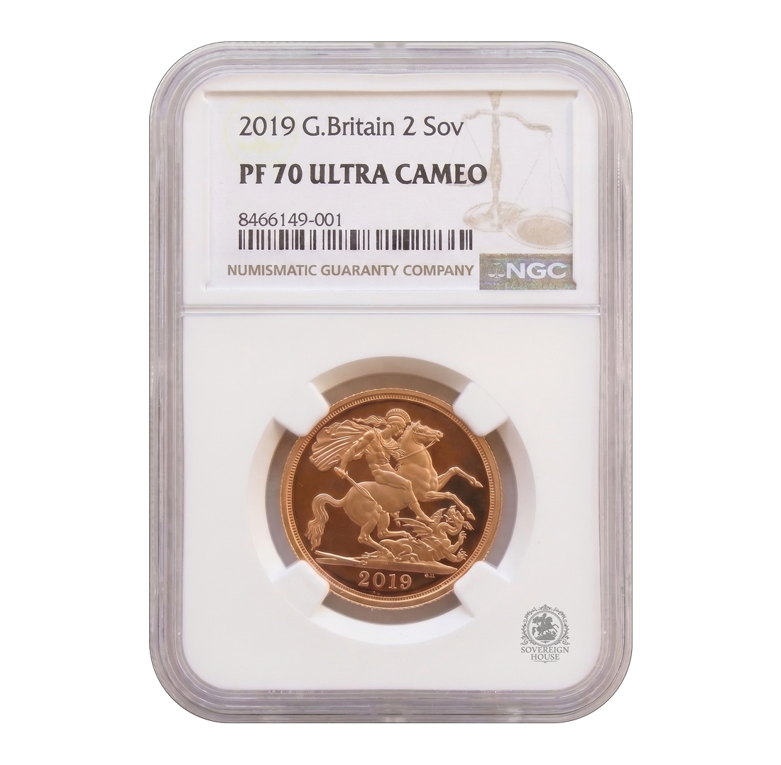 NGC PF70 2019 Double Sovereign - Proof Gold Coin