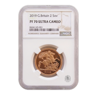 NGC PF70 2019 Double Sovereign - Proof Gold Coin