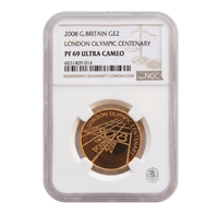 NGC PF69 2008 £2 London Olympic Centenary - Proof Gold Coin
