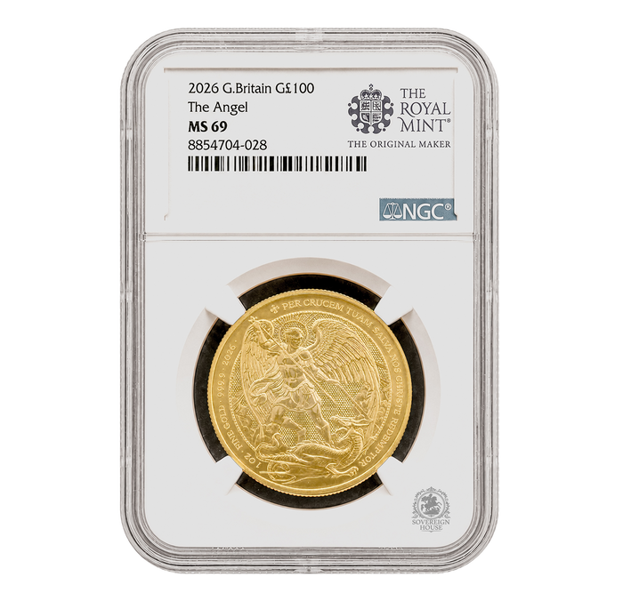 NGC MS69 2026 1oz £100 The Angel - Gold Coin