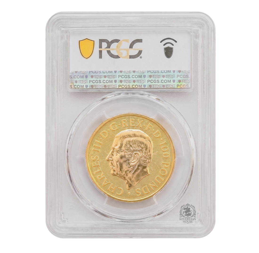 PCGS MS69 2026 1oz £100 Queen's Lion - Gold Coin