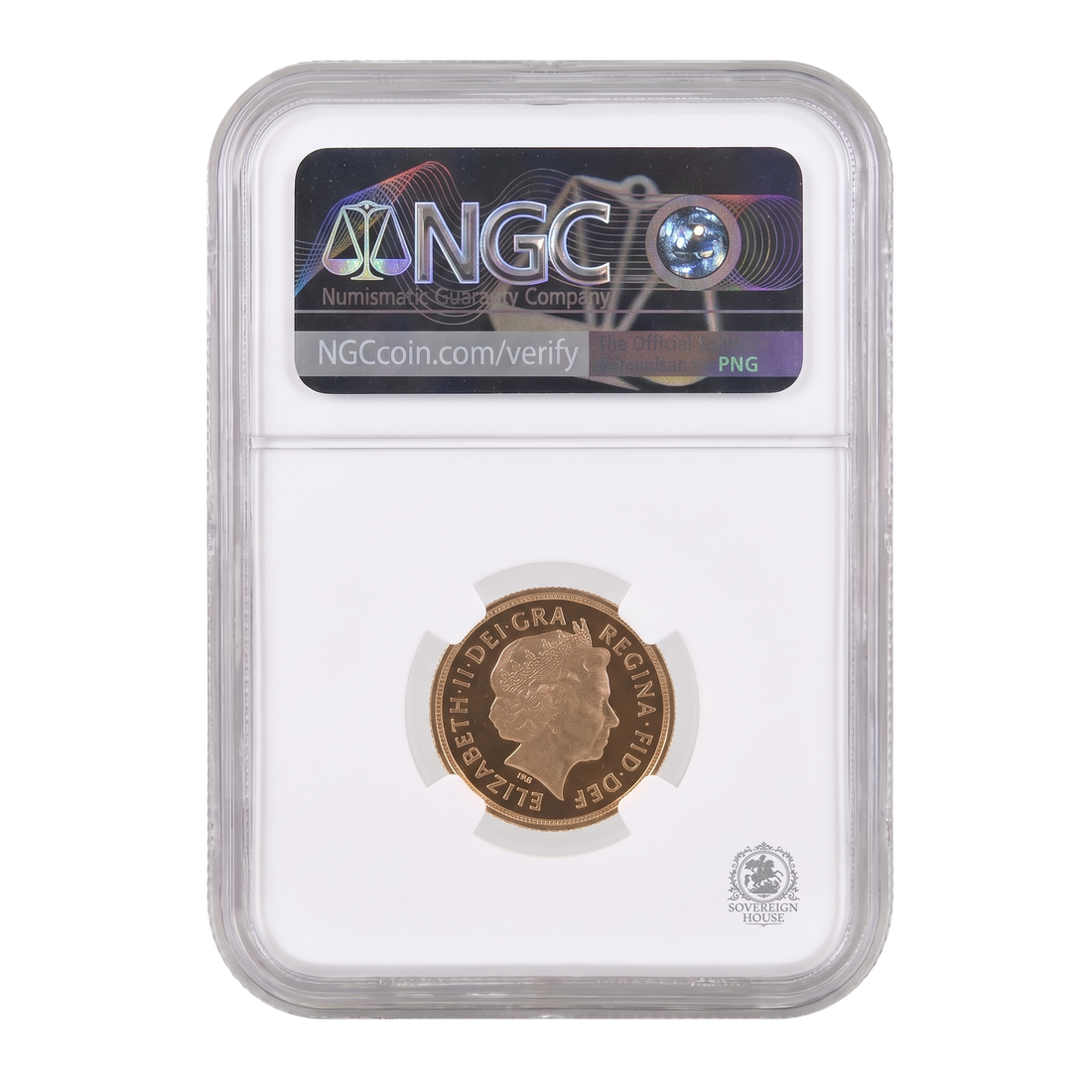2022 QE II Memorial Full Sovereign NGC PF69 Ultra Cameo - Proof Gold Coin