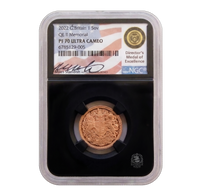 NGC PF70 2022 Queen Elizabeth II Memorial Sovereign - Proof Gold Coin