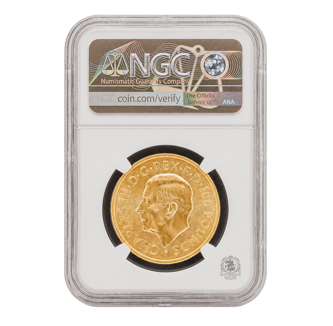 NGC MS69 2026 First Releases 1oz £100 Royal Dragon - Tudor Beasts Gold Coin