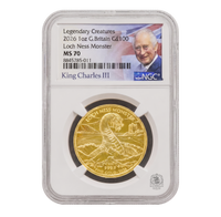 NGC MS70 2026 1oz Legendary Creatures Loch Ness Monster - Proof Gold Coin