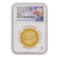 NGC MS68 2025 1oz Gold Six Decades of 007: Bond of the 2000s