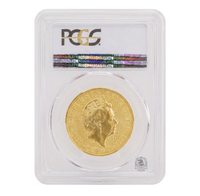 PCGS MS69 2021 1oz Queens Beasts Greyhound Of Richmond - Proof Gold Coin