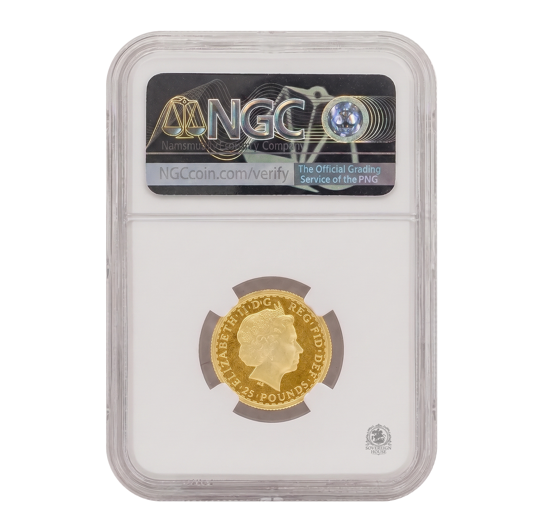 NGC PF70 2004 Ultra Cameo 1/4oz £25 Britannia - Proof Gold Coin