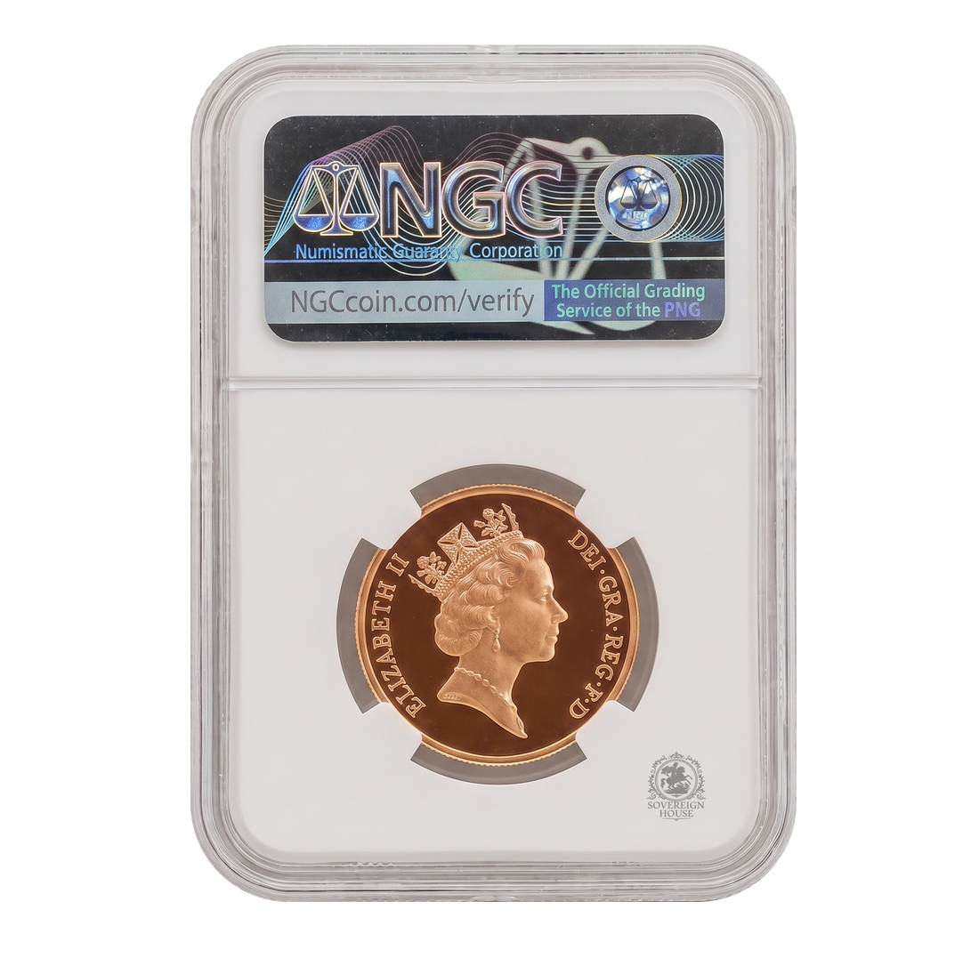 NGC PF69 1987 Ultra Cameo £2 Double Sovereign St George - Proof Gold Coin