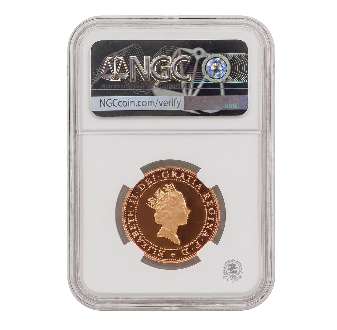 NGC PF69 1997 Technology Achievement £2 Double Sovereign - Proof Gold Coin