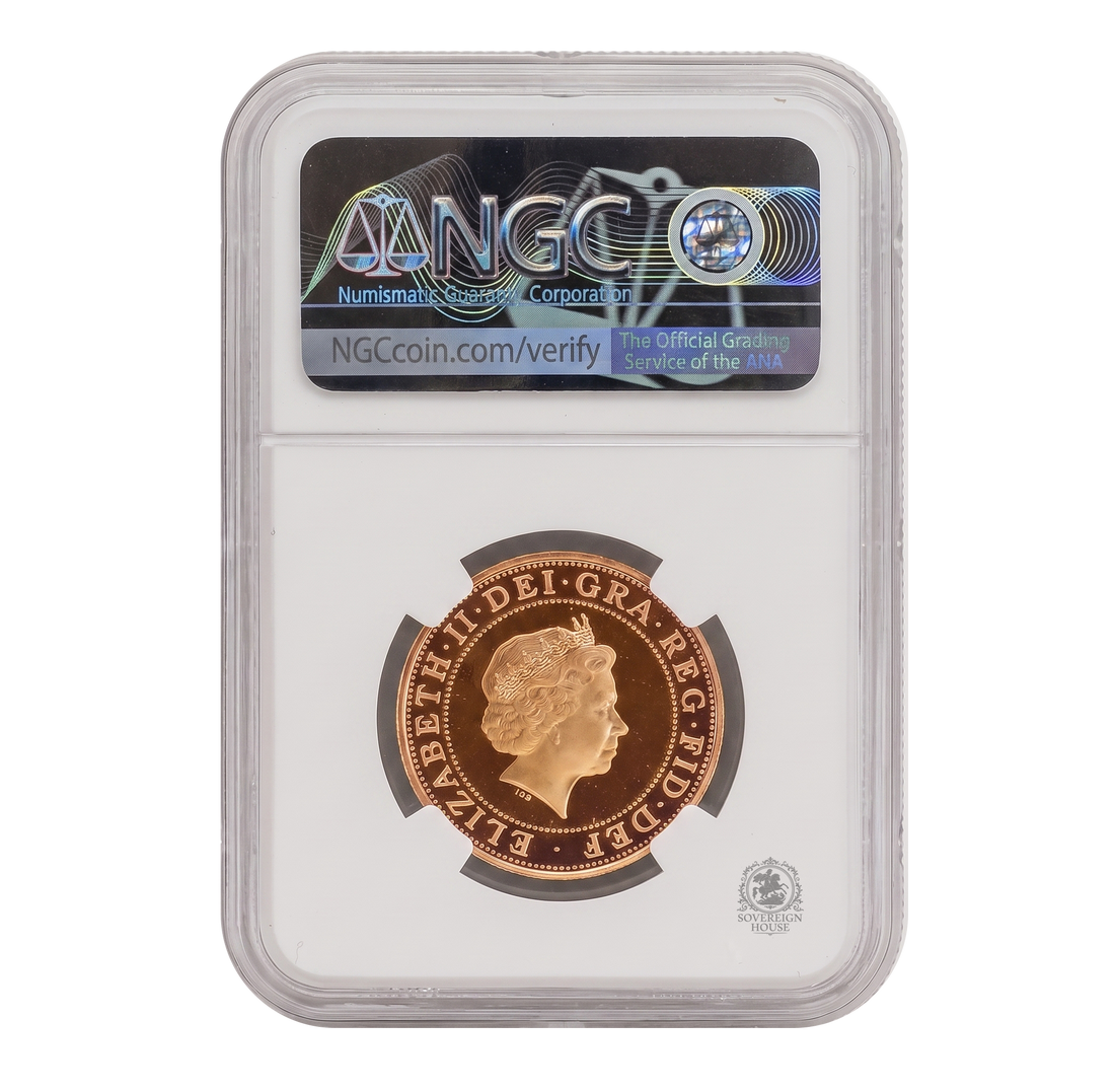 NGC PF69 1999 Rugby World Cup £2 Double Sovereign - Proof Gold Coin