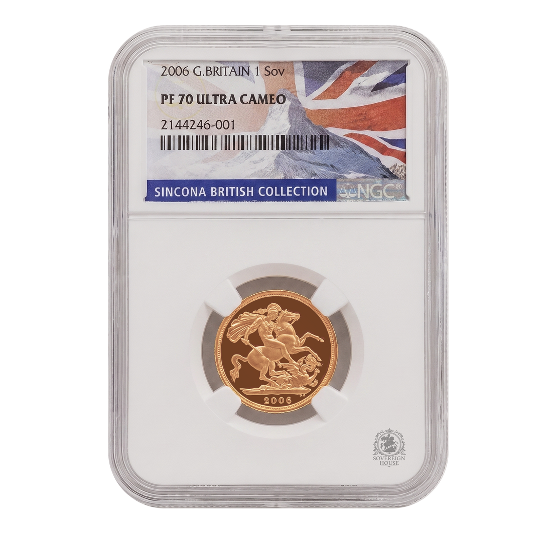 NGC PF70 2006 Full Sovereign - Proof Gold Coin