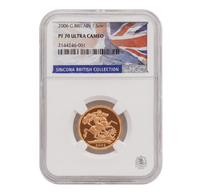 NGC PF70 2006 Full Sovereign - Proof Gold Coin