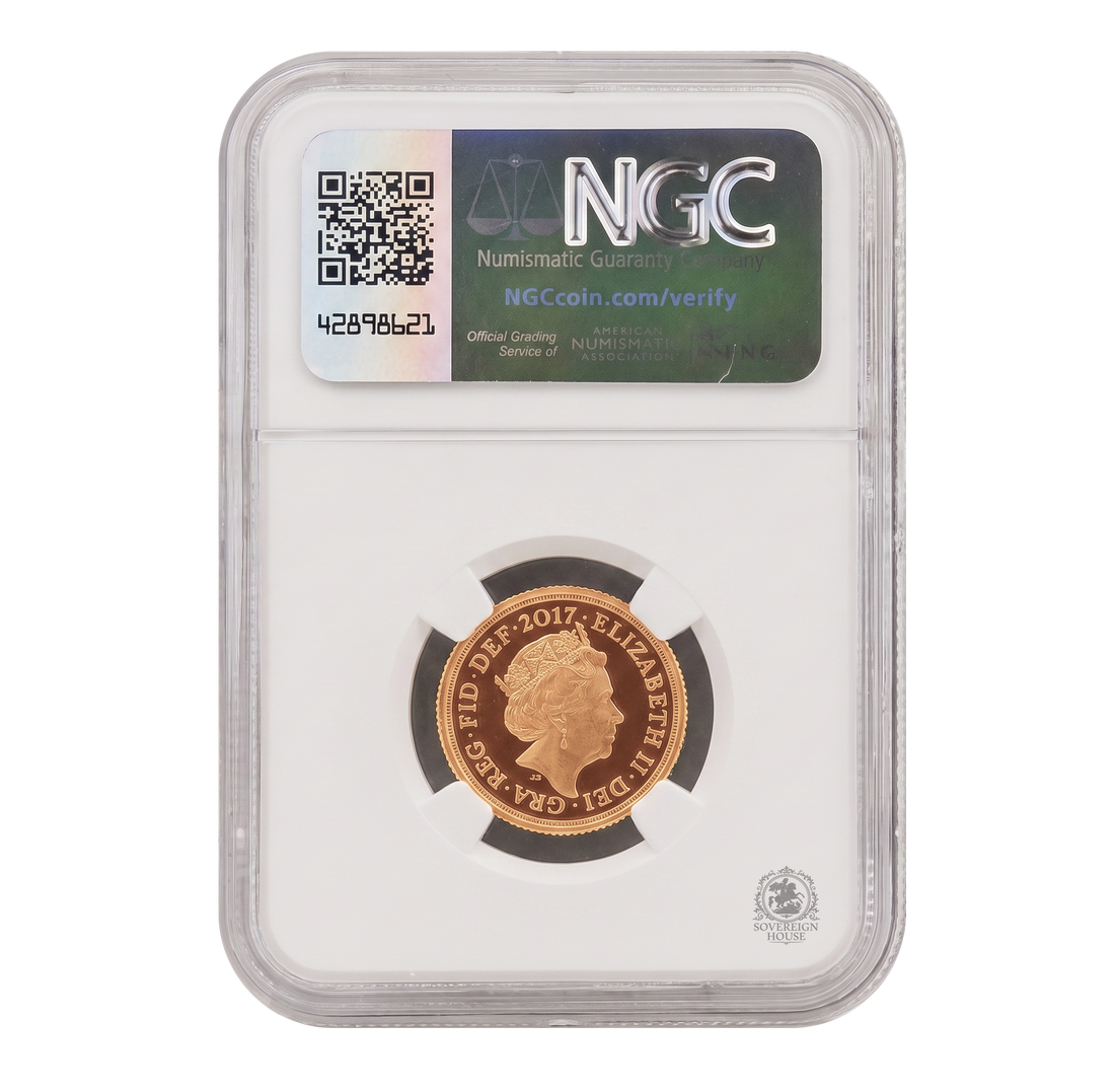 NGC PF69 2017 200th Anniversary Full Sovereign St George - Proof Gold Coin