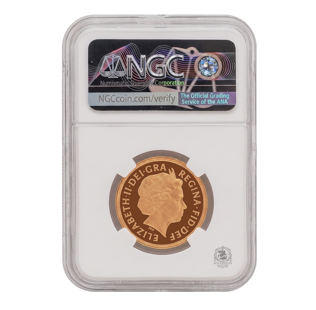 NGC PF70 2007 Ultra Cameo £2 Double Sovereign St George - Proof Gold Coin