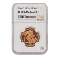 NGC PF69 2009 Ultra Cameo £2 Double Sovereign St George - Proof Gold Coin