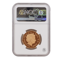 NGC PF70 2009 50p NHS Piefort - Proof Gold Coin - Mintage 40