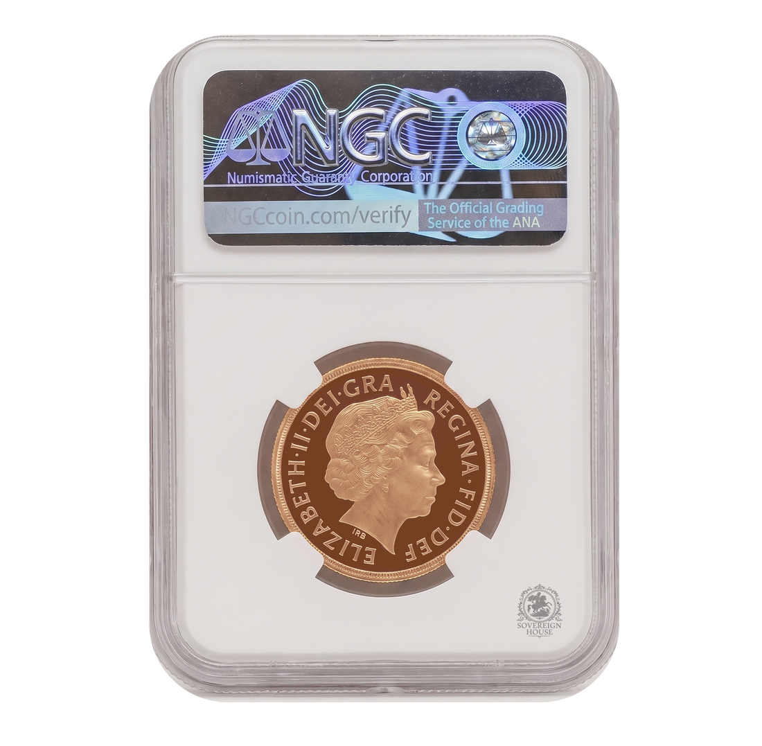 NGC PF70 2010 Ultra Cameo £2 Double Sovereign St George - Proof Gold Coin