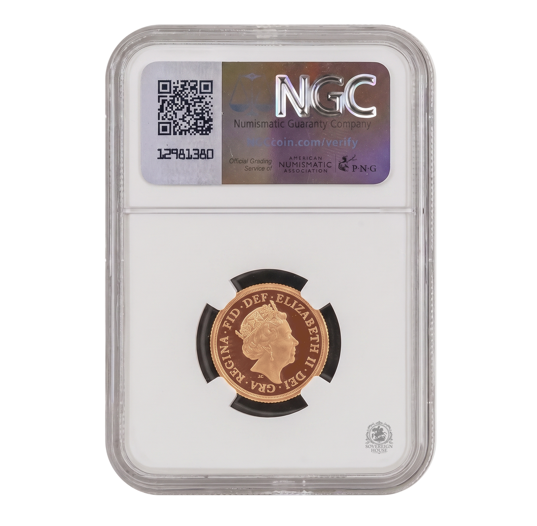 NGC PF70 2018 Piefort Full Sovereign St George - Proof Gold Coin