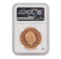 NGC PF69 2019 Ultra Cameo £5 Quintuple Sovereign St George - Proof Gold Coin