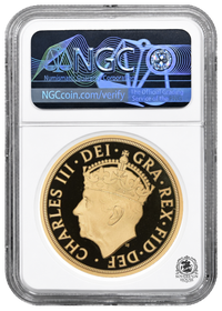 NGC PF70 2023 King Charles Coronation Full Sovereign St George - Proof Gold Coin
