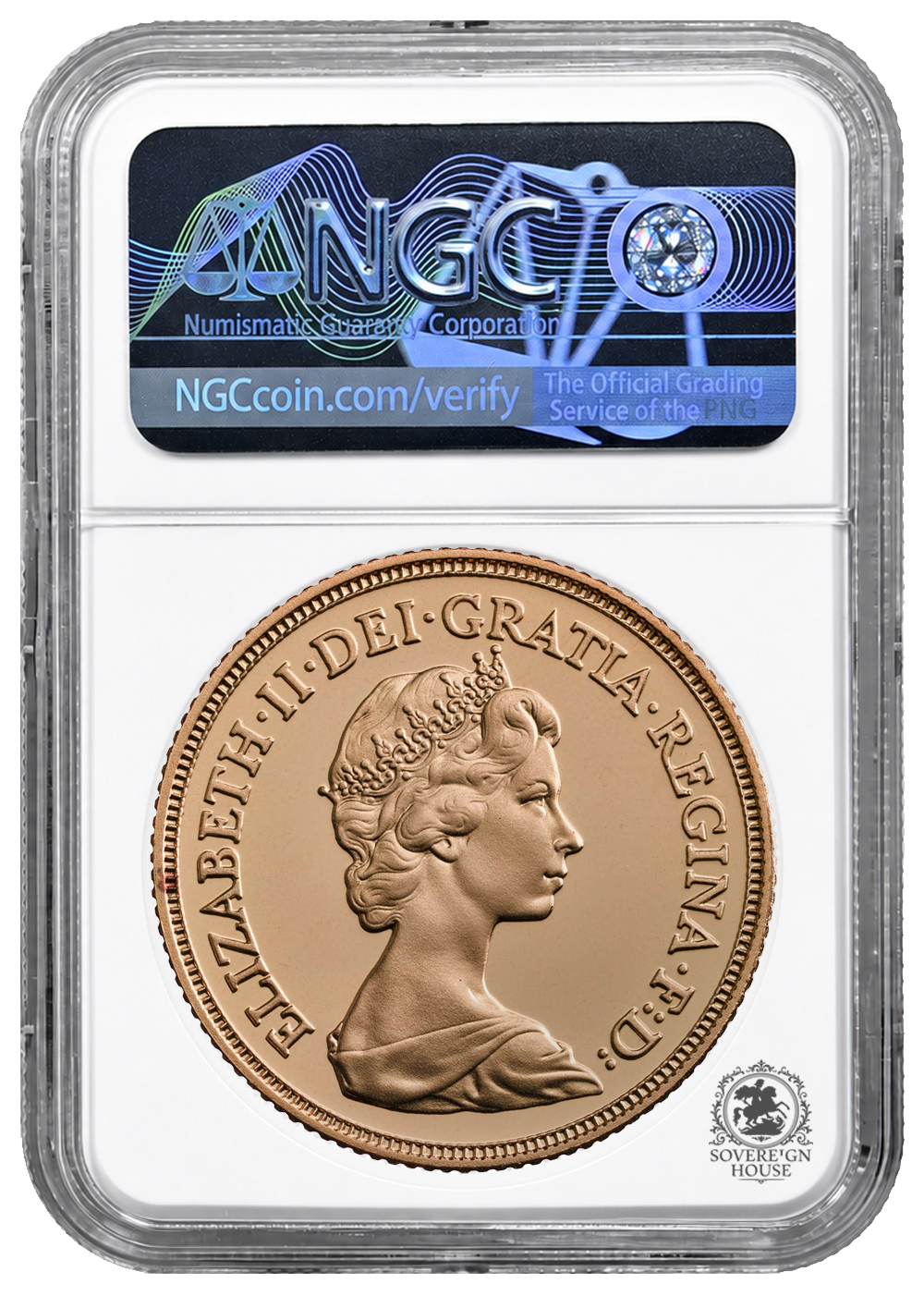NGC PF69 1980 Full Sovereign St George - Proof Gold Coin
