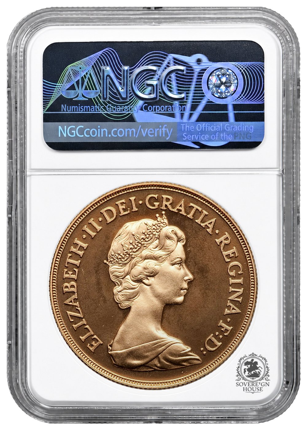 NGC PF69 1983 Ultra Cameo £2 Double Sovereign St George - Proof Gold Coin