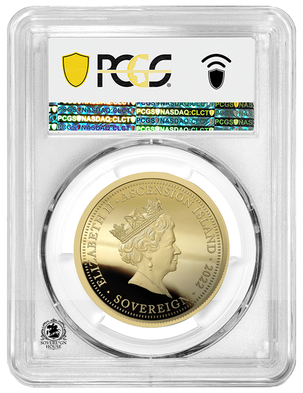 PCGS PR70 2022 Queens Platinum Jubilee Full Sovereign - Proof Gold Coin