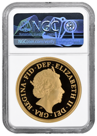 NGC PF69 2019 Ultra Cameo £5 Quintuple Sovereign St George - Proof Gold Coin