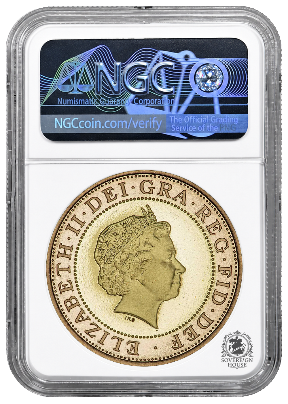 NGC PF70 2001 First Translantic Radio £2 Double Sovereign - Proof Gold Coin