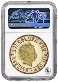 NGC PF70 2001 First Translantic Radio £2 Double Sovereign - Proof Gold Coin