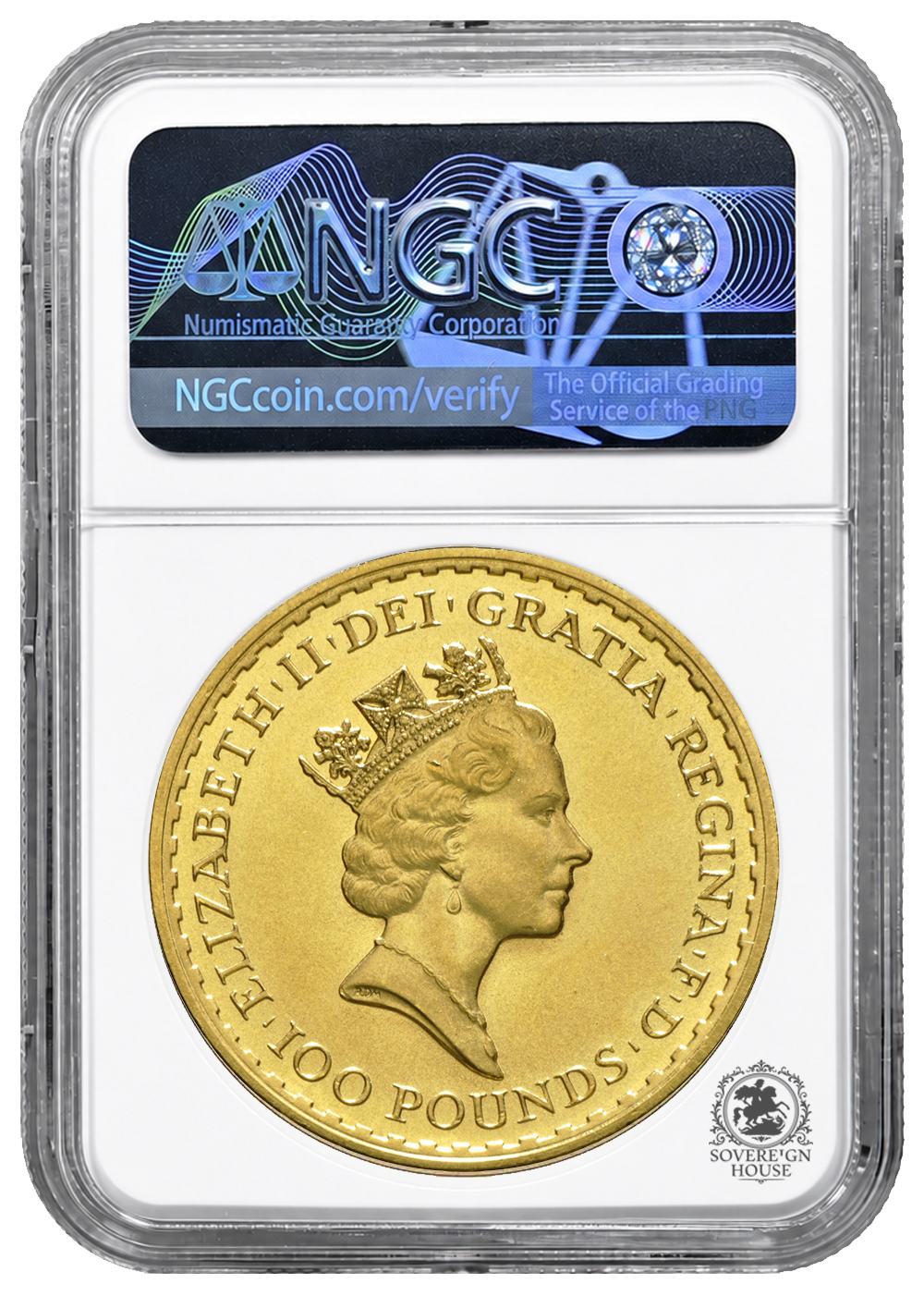 NGC PF69 1990 Ultra Cameo 1oz £100 Britannia - Proof Gold Coin