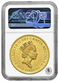 NGC PF69 1990 Ultra Cameo 1oz £100 Britannia - Proof Gold Coin