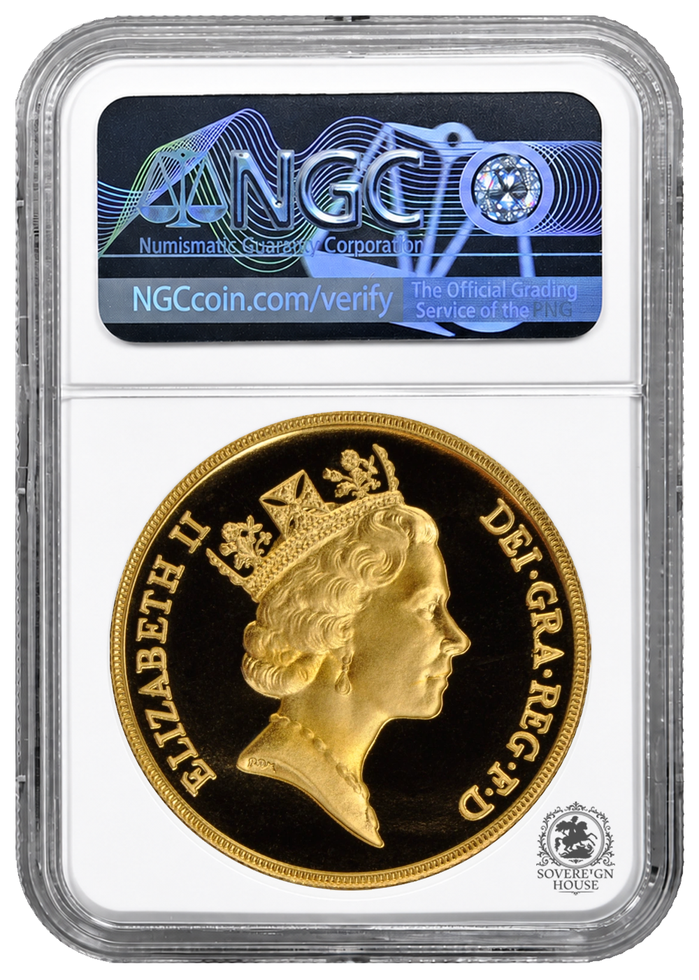 NGC PF69 1987 Ultra Cameo £2 Double Sovereign St George - Proof Gold Coin